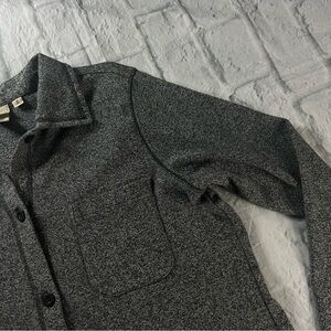 L L Bean 100% cotton Button Front Shirt Marled Size Small